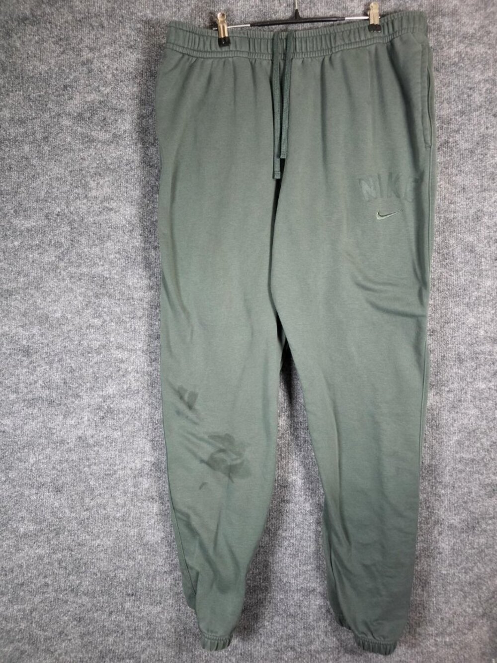 Nike Dri-Fit Pants Mens 2XL Tall Green Joggers Athletic Stains FV9946-338